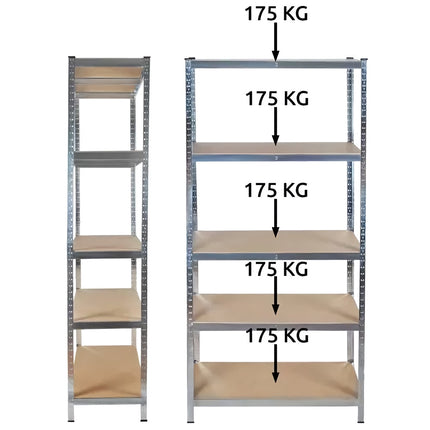 Warehouse shelf 220x100x45 Malatec 23766
