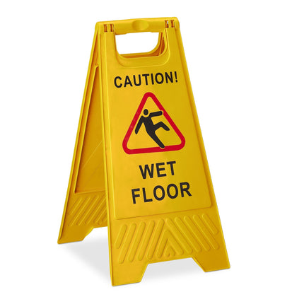 Warnschild Nasser Boden