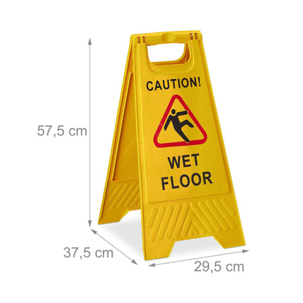 Warnschild Nasser Boden