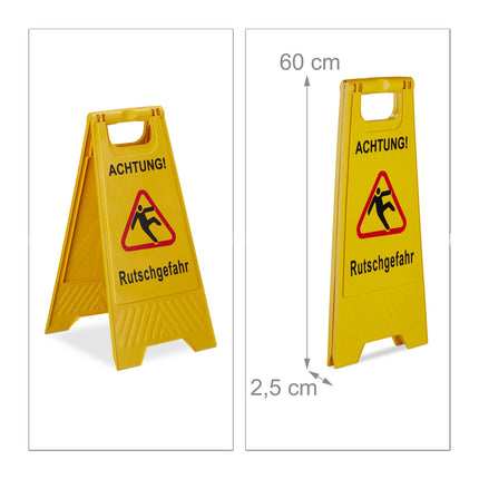 Warning sign Wet floor