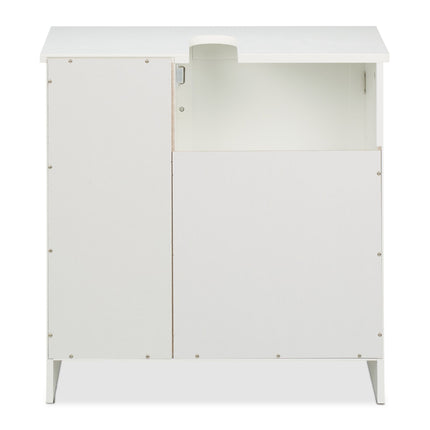 Washbasin cabinet with door & 4 compartments