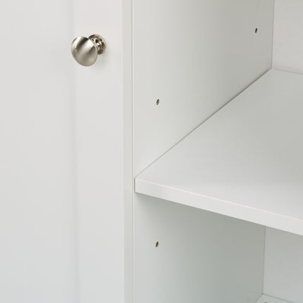Washbasin cabinet with door & 4 compartments