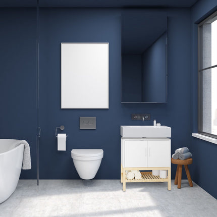 Meuble sous-vasque avec étagère