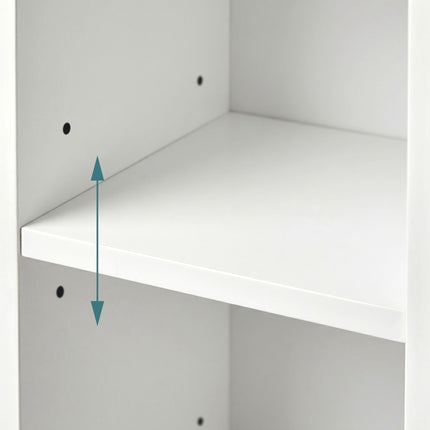 Washing Machine Cabinet, 2 Doors, Adjustable Shelves