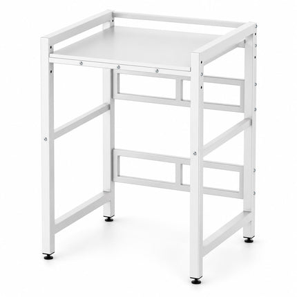 Washing Machine Shelf, Height-Adjustable to 3 Levels, White, 300 kg Load