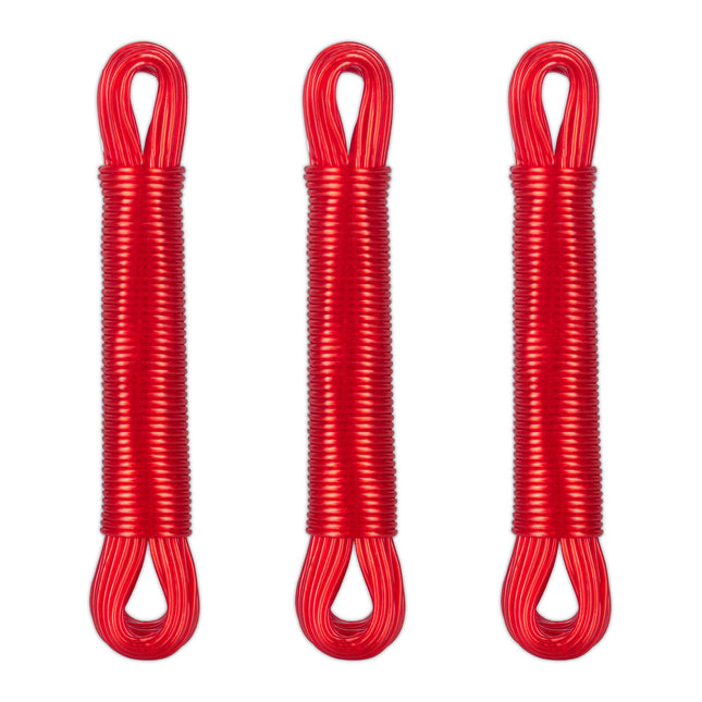 Washing line with polyester core 3 x 20 m