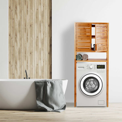 Waschmaschinenschrank aus Bambus