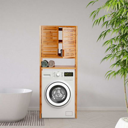 Waschmaschinenschrank aus Bambus