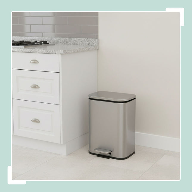 Mülleimer, 5L, Soft-Close, Fingerabdruckresistent