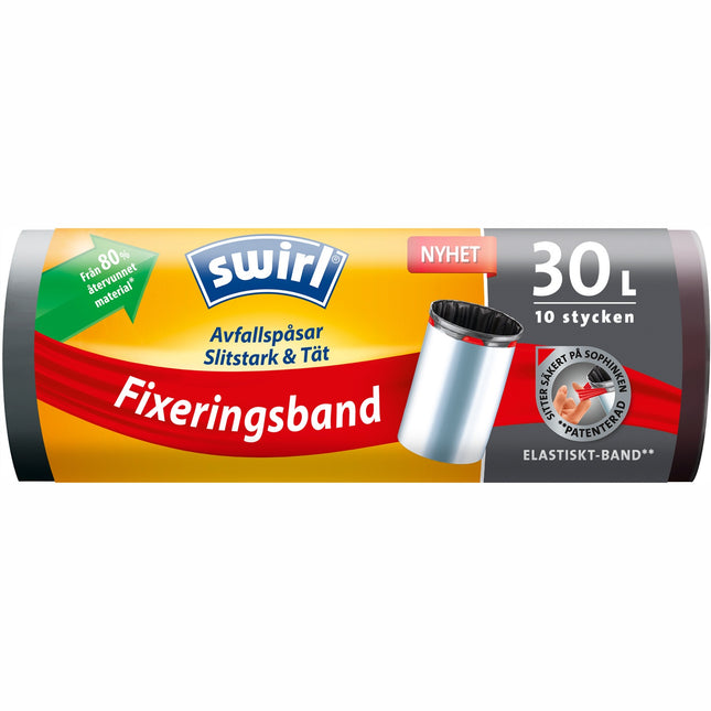 Müllsäcke Elastic Fixband 30L 8er DFP
