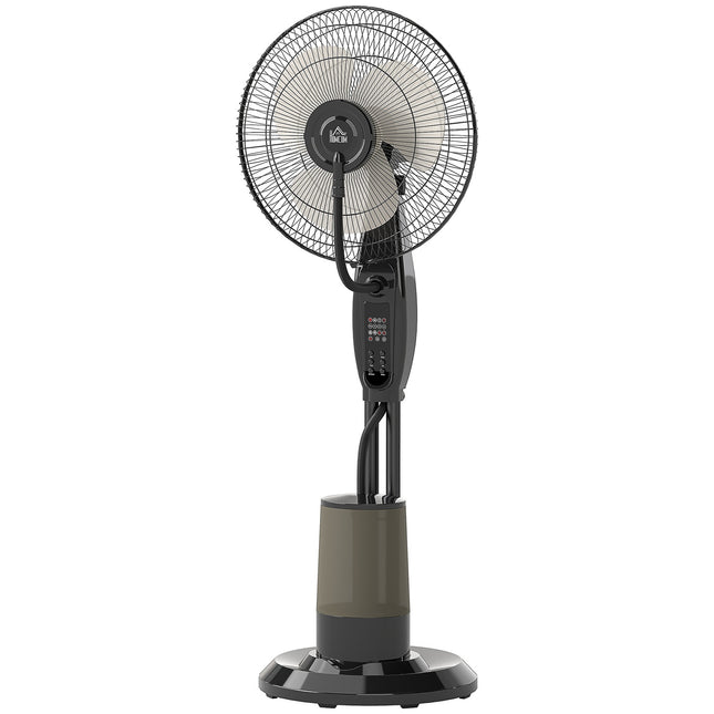 Oszillierender Standventilator mit Vernebler, Fernbedienung, Timer, 3,2L Tank