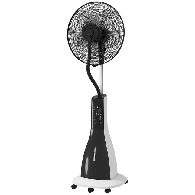 Wasserkühler mit Nebelfunktion, Fernbedienung & 3-Liter-Tank, 90W, 125cm