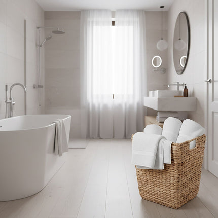 Wasserhyazinthe-Papierkorb – Geflochtenes Design