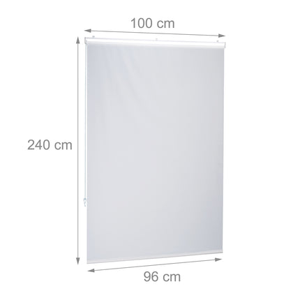 Wasserabweisendes Badezimmerrollo, Decken- oder Fenstermontage
