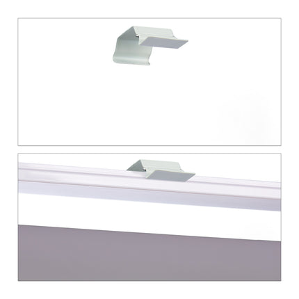 Wasserabweisendes Badezimmer-Rollo, Grau