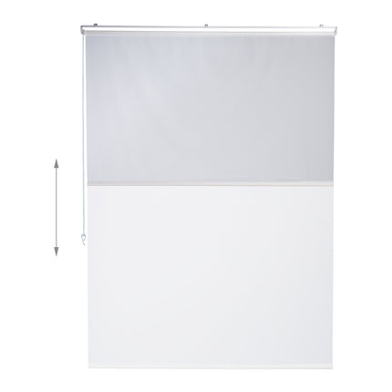 Water-Repellent Bathroom Roller Blind, Translucent White