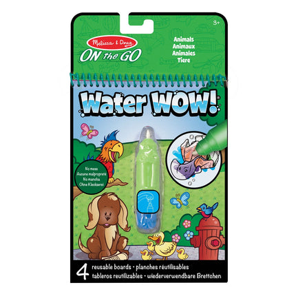 Water Wow! Activity Book - Animals, Reusable, Mess-Free