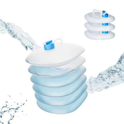 Wasserflasche faltbar im 4er Set oval