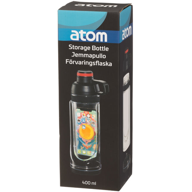Bouteille d'eau avec rangement 400 ml