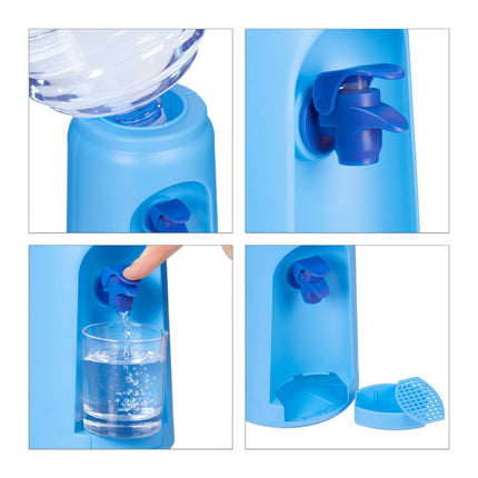 Water dispenser with tank