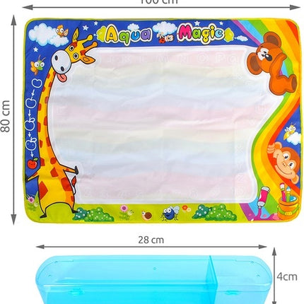 Tapis de dessin à l'eau XXL 100 x 80 cm, lot de 22443