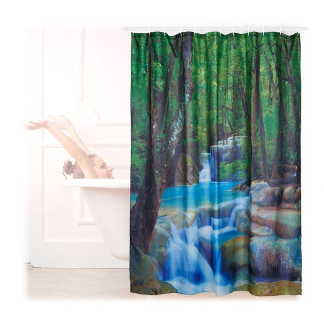 Rideau de douche cascade 200x180 cm
