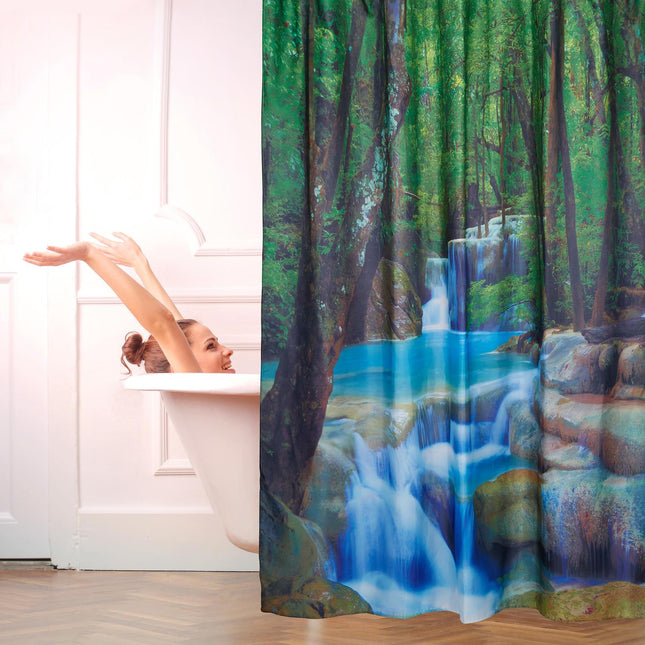 Rideau de douche cascade 200x180 cm