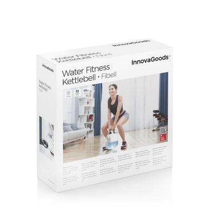 Wassergefüllte Kugelhantel für Fitnesstraining mit Übungsanleitung Fibell InnovaGoods