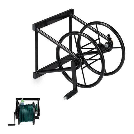 Water hose reel, for wall