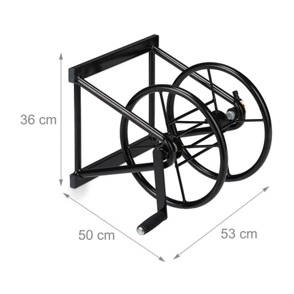 Water hose reel, for wall