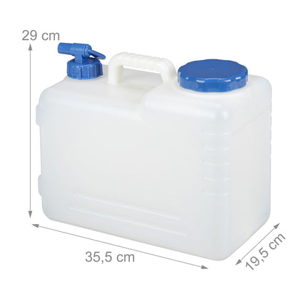 Water jug with tap