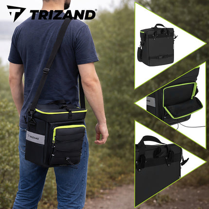 Wasserdichte 65L Fahrradtasche – 3-in-1 Gepäckträgertasche & Rucksack