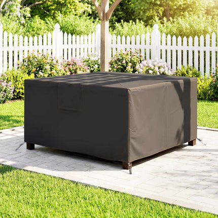 Wasserdichte Gartenmöbelabdeckung, 420D Oxford, 125x125x74cm