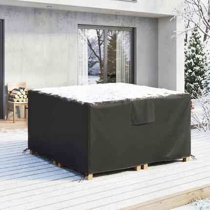 Wasserdichte Gartenmöbelabdeckung, 420D Oxford, 125x125x74cm