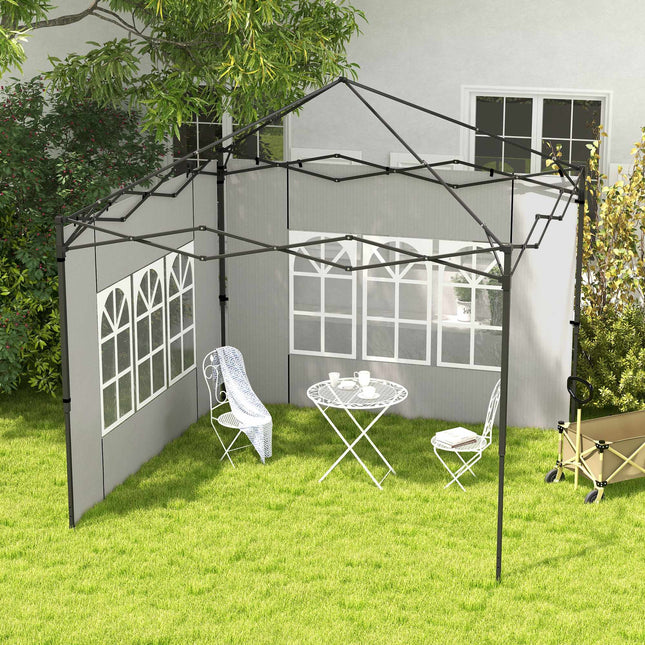 Wasserdichte Pavillon-Seitenwände, 3x3/3x6 m, Weiß