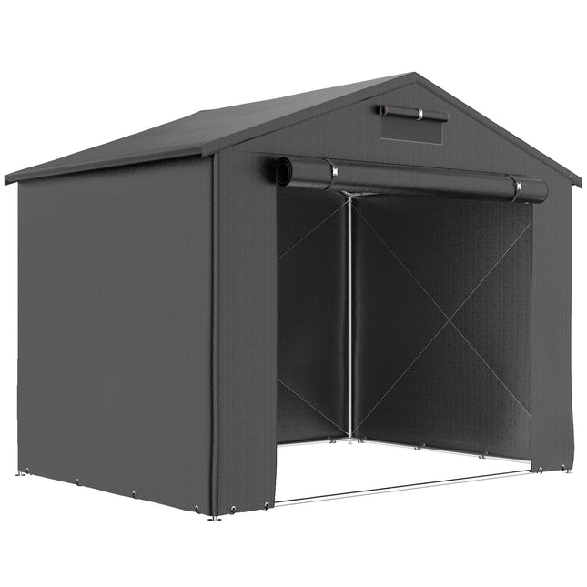 Wasserdichter Outdoor-Unterstand, 2,5x1,8m, Rolltür