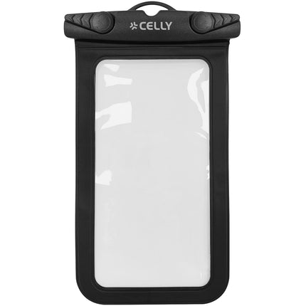Wasserdichte Handytasche, IPX8, passend für bis zu 7 Zoll, Schwarz
