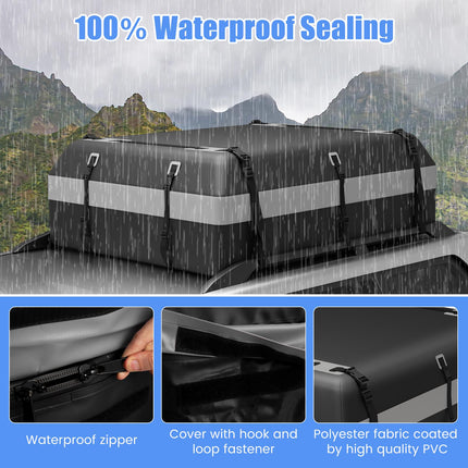 Wasserdichte Dachgepäckträgertasche, 600L, abschließbar