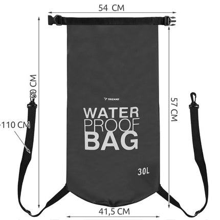 Wasserdichte Tasche 30L schwarz 