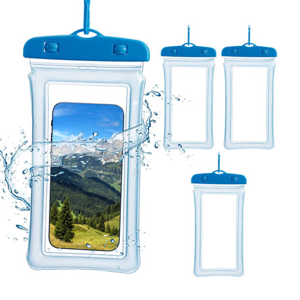 Étui étanche pour téléphone portable, 4 pièces