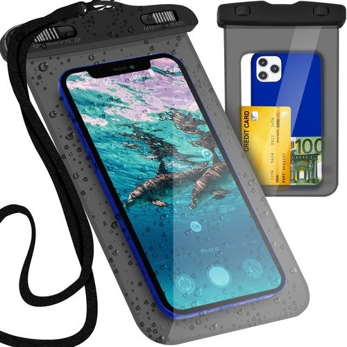 Wasserdichte Handyhülle - schwarz 