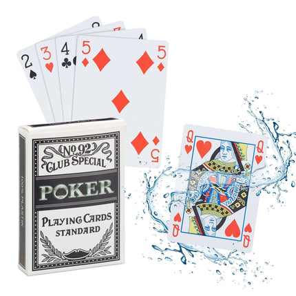 Wasserdichte Pokerkarten aus Plastik