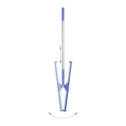 Water scraper with telescopic handle