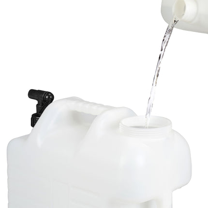 Water tank with faucet