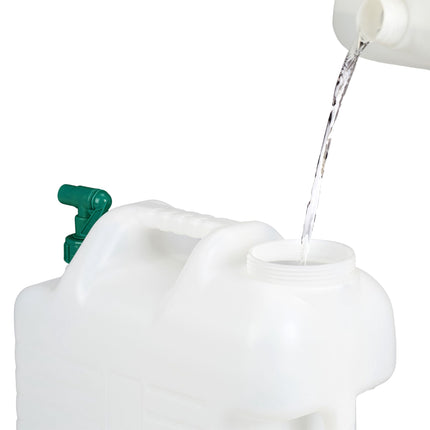 Water tank with faucet