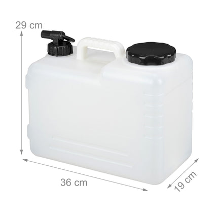 Water tank with faucet