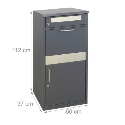 Weatherproof Letterbox with Secure Parcel Slot