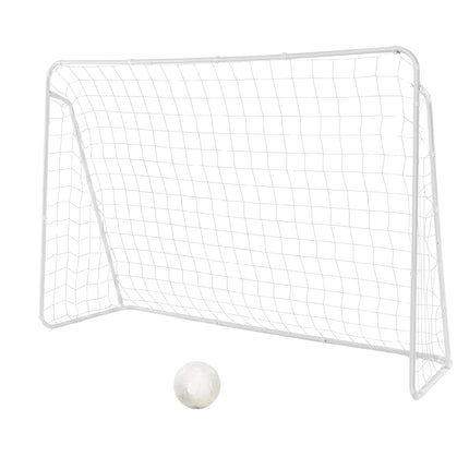 Wetterfestes Fußballtor mit Netz, 215 x 152 x 76 cm