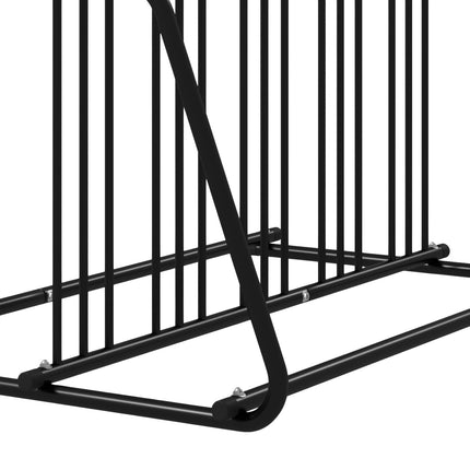 Support à vélos, support multiple, résistant aux intempéries, jusqu'à 6 vélos de chaque côté, 155 x 100 x 75 cm, acier