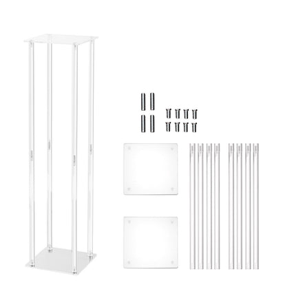 Wedding Flower Stand Set, 31.5in Acrylic Columns